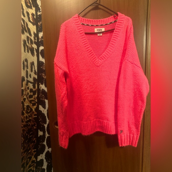 Varsity Soft pink sweater size L - Picture 1 of 1